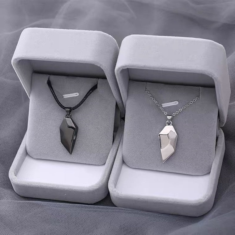 Magnetic Couple Necklaces