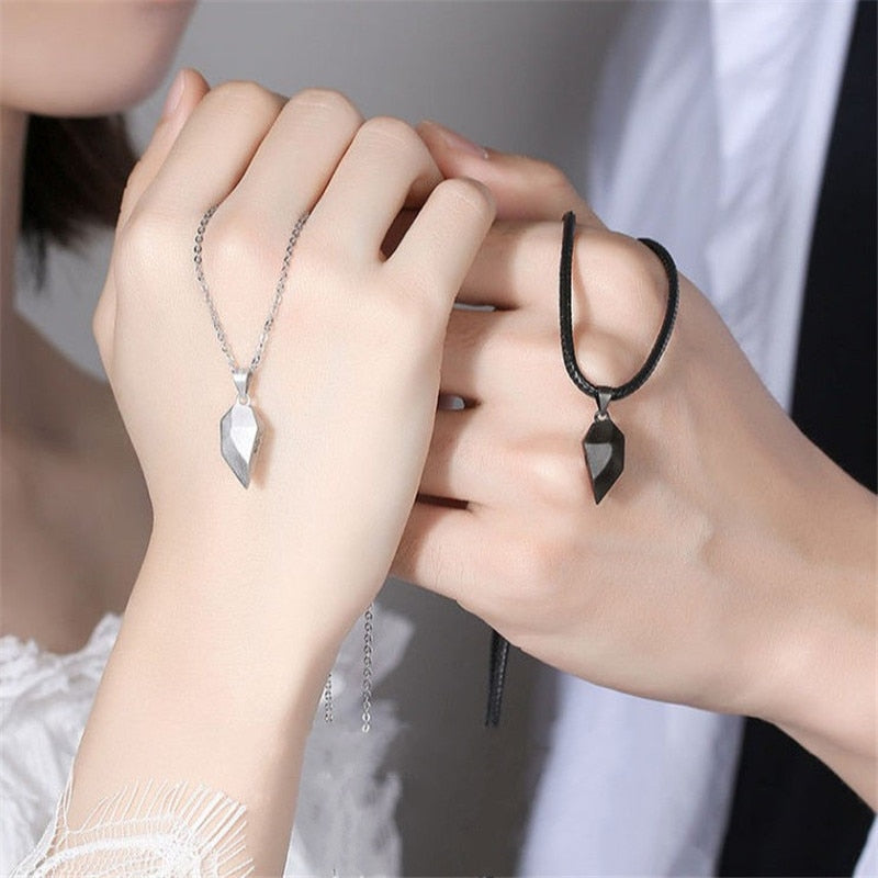 Magnetic Couple Necklaces