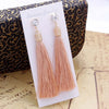 Bohemian Crystal Tassel Earrings