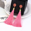 Bohemian Crystal Tassel Earrings