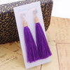 Bohemian Crystal Tassel Earrings